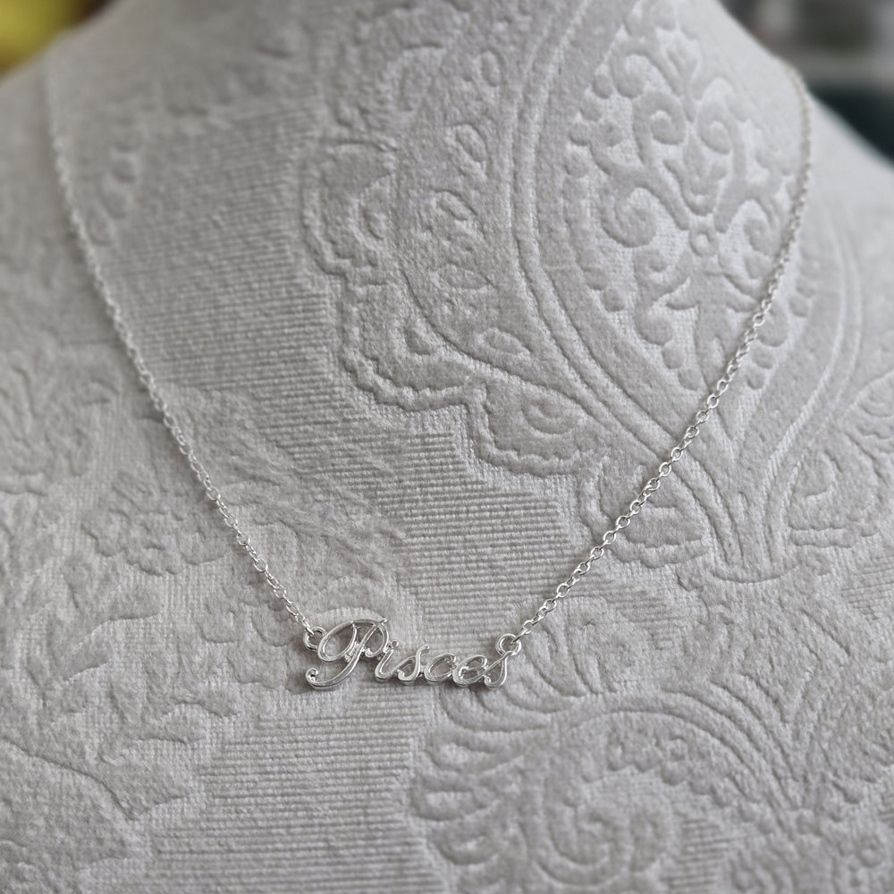 Silver Pisces Necklace